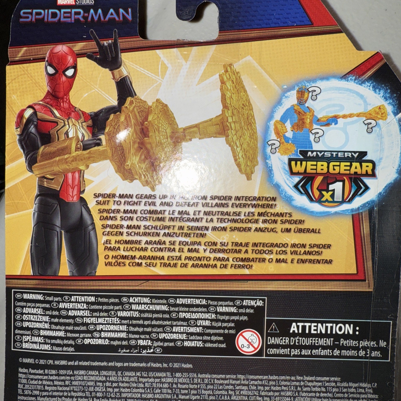 Marvel Studios Spider-Man Dr Strange & Mysterio Mystery Web Gear Action Figures