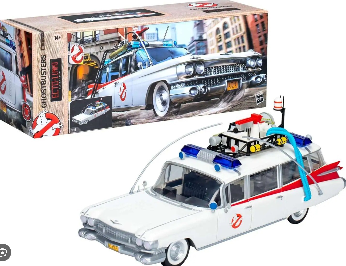 Hasbro Ghostbusters Plasma Pack Ghostbusters 4-Pack and Ecto-1 NIB