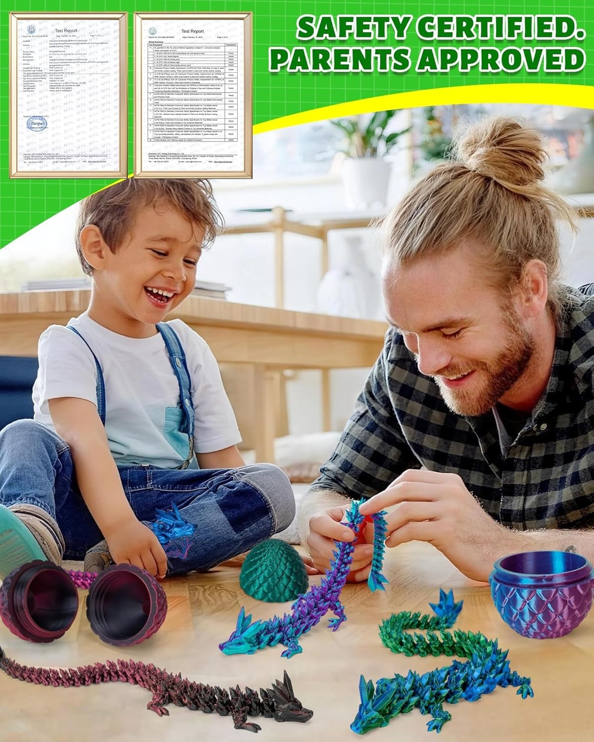 12-Inch Crystal Dragon Inside 4.53-Inch Egg – Perfect Interactive Toy for Kids