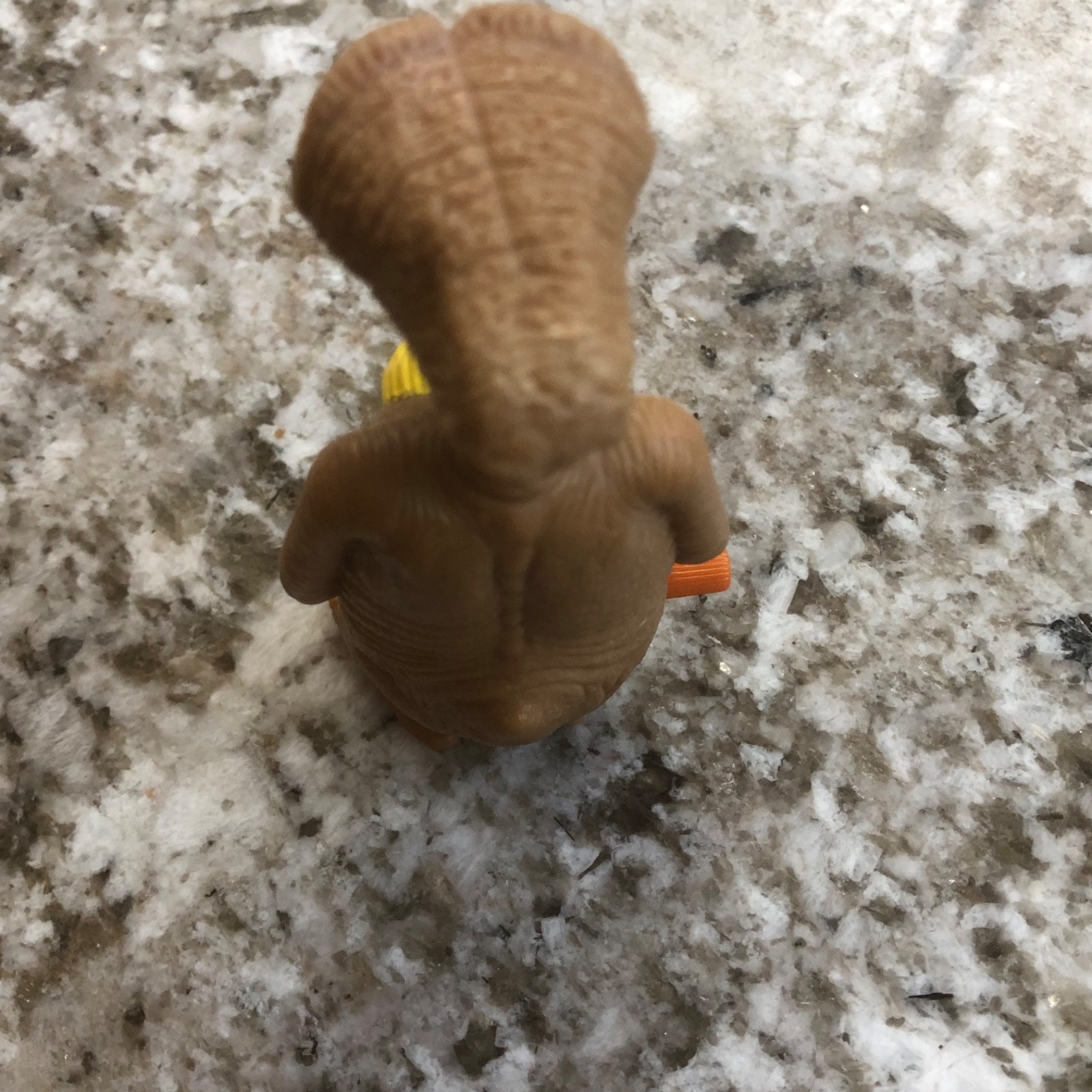 Vintage 1982 E.T. Extra Terrestrial Wind Up Toy Alien Holding Flowers Works