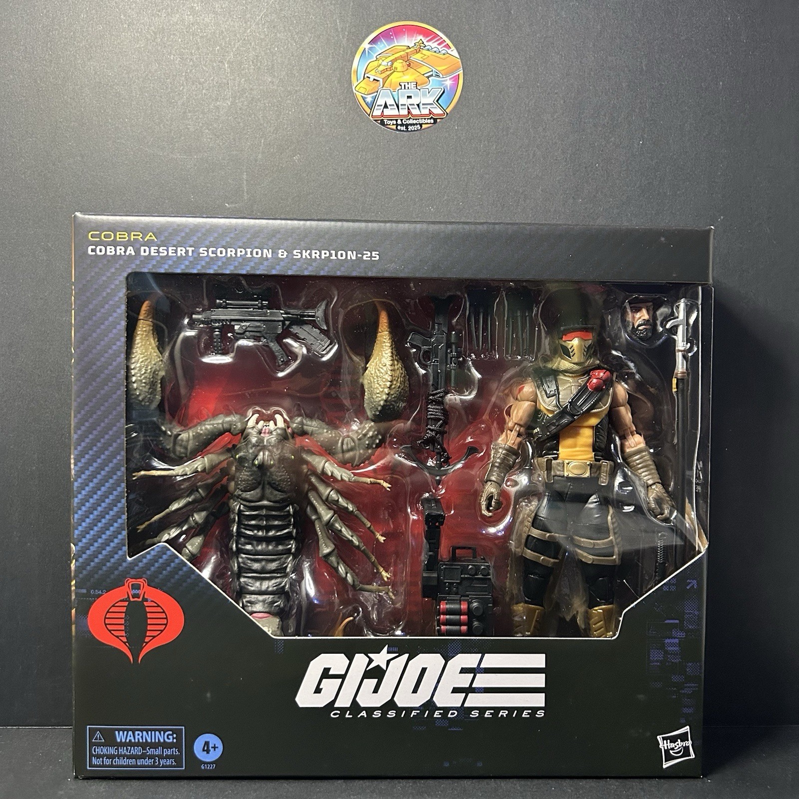NIB G.I. Joe Classified Series #180 Cobra Desert Scorpion with SKRP10N-25