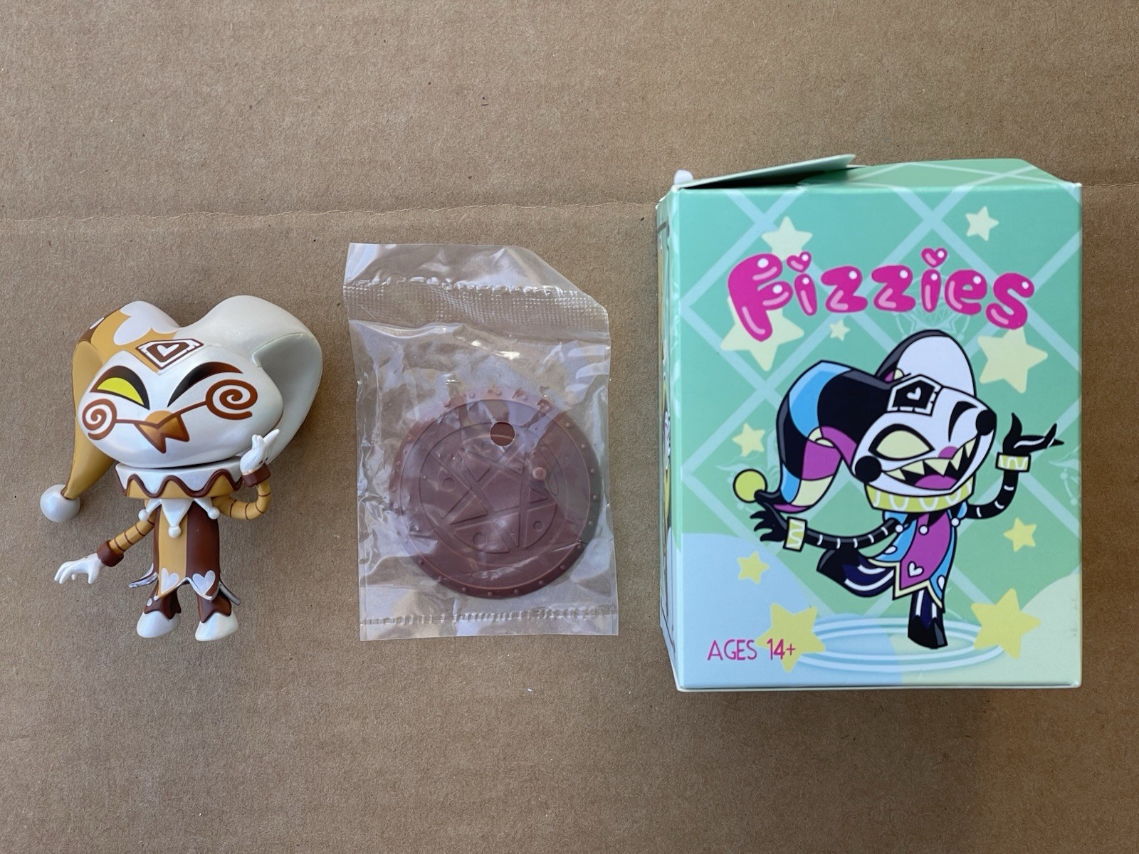 Cinnamon Roll Cinnamarolli Fizzie Helluva Boss Robo Fizz Fizzarolli Mini Figure