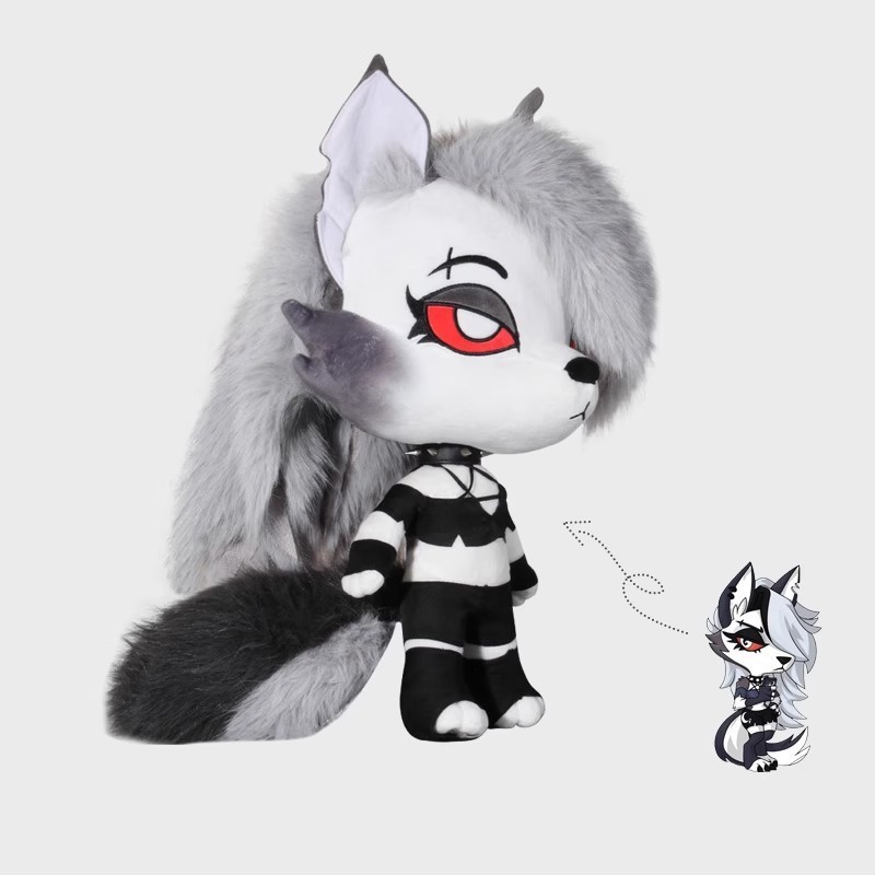 Helluva Boss Loona 18&Prime; Plush Doll Soft Stuffed Pillow Toy Ornament Birthday Gift