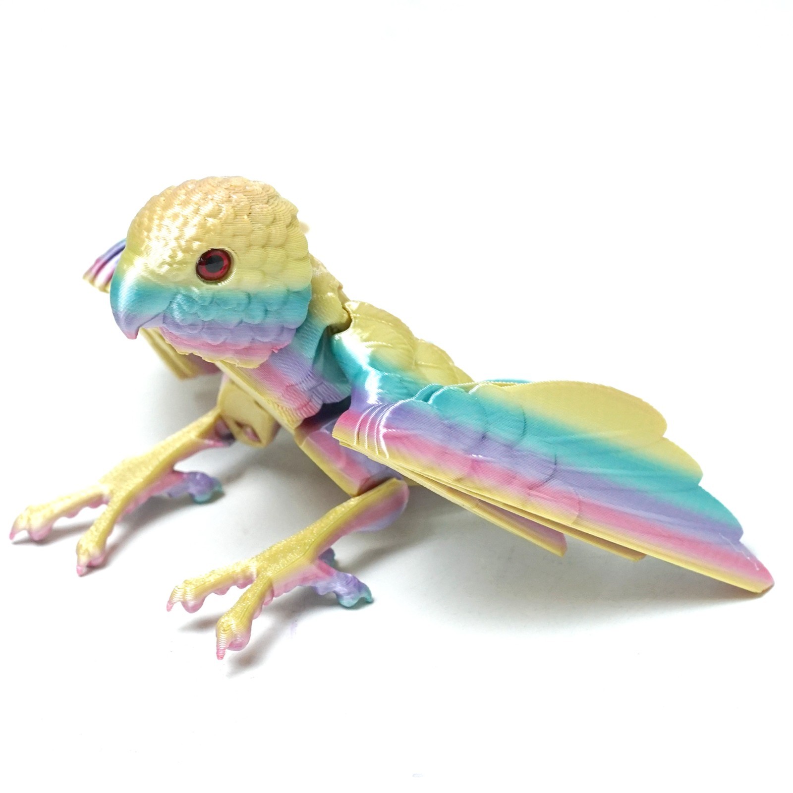 3D Printed Parrot Model,Articulated Animals figure,Fidget Toys Home Decor