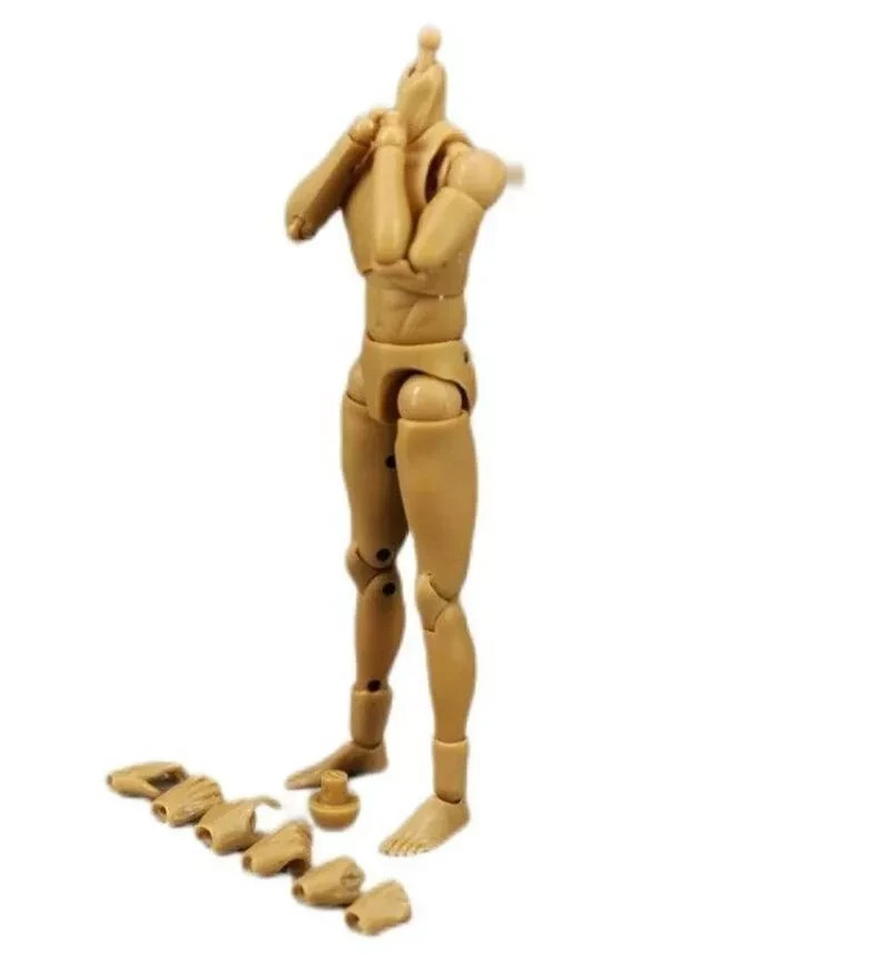 MX02-A 2.0 1/12 Male Action Figure Super Action Narrow Shoulder PVC Body Toy 6&Prime;