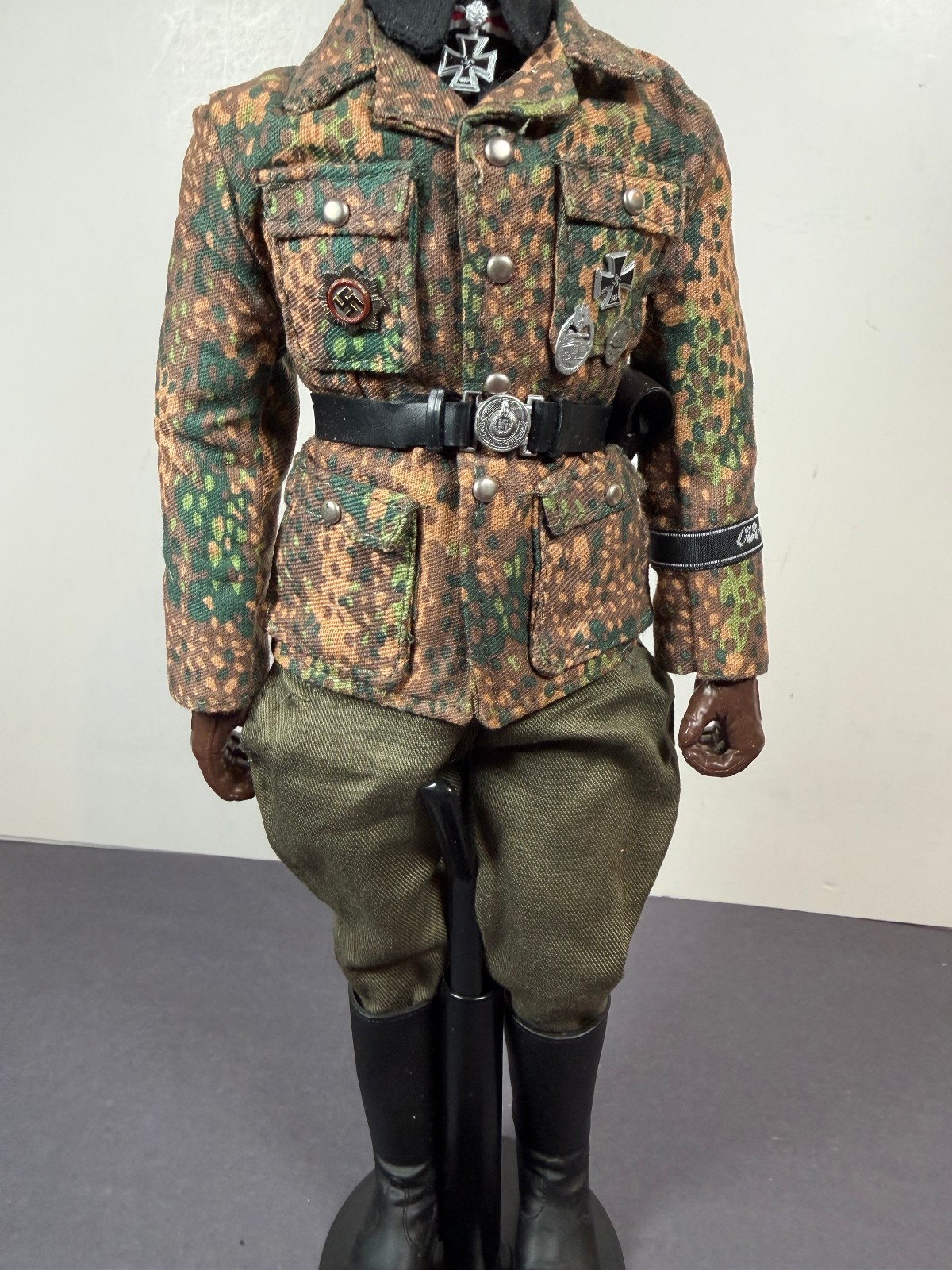 Dragon CUSTOM Kitbash WWII German Panzer Officer 12&Prime; Figure 1/6 Scale I137