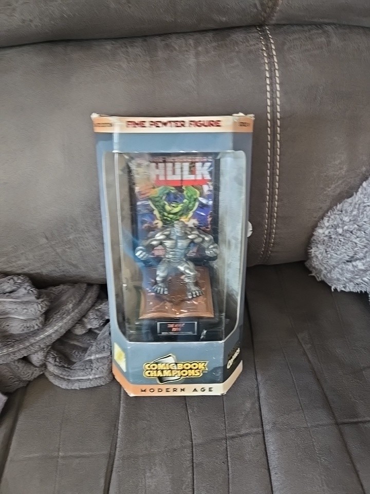 1996 HULK Modern Age Pewter Comic Book Champions Series Figure Limited Edition