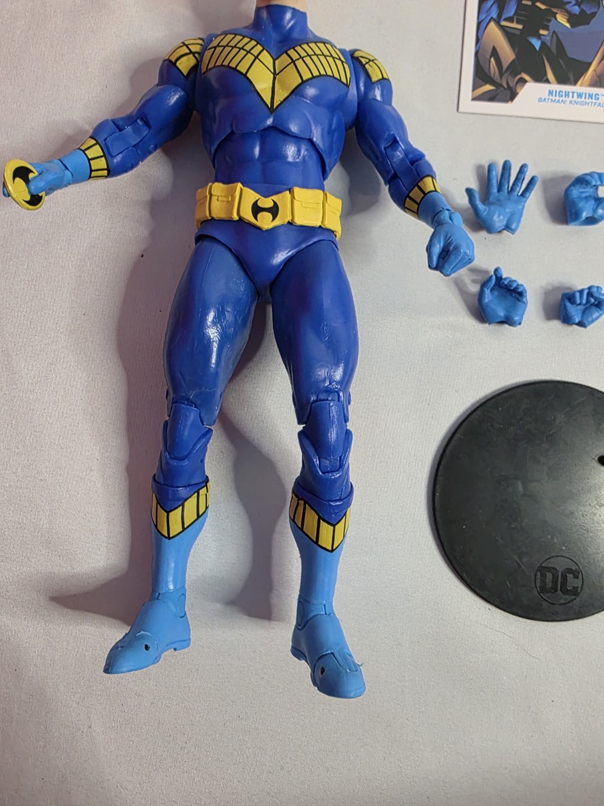 McFarlane DC Multiverse Nightwing Knightfall 7&Prime; Action Figure Batman Loose