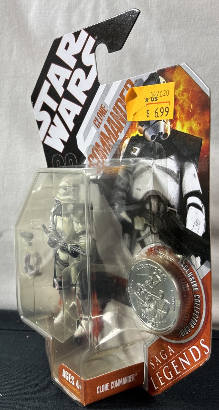 Star Wars 30th Anniversary Basic Figures Clone Commander W/ Coin