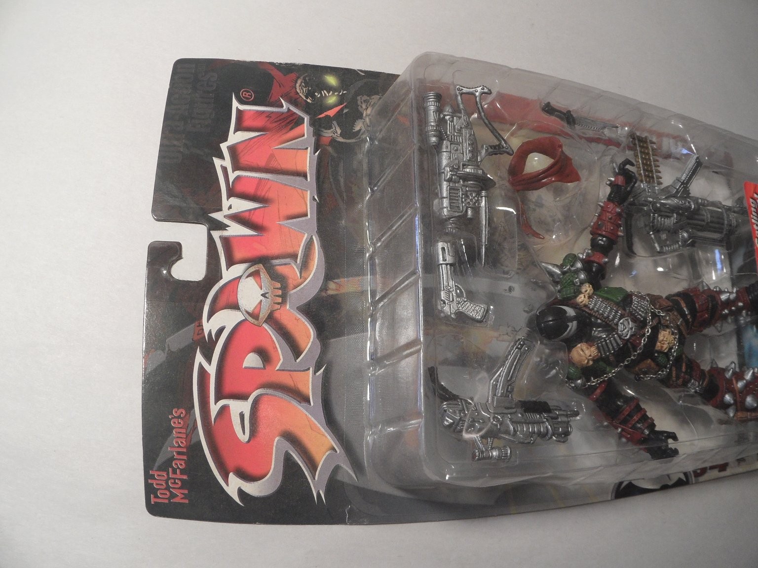 McFarlane Toys Spawn IV Action Figure 7in Scale 5 Weapons Gatling Gun
