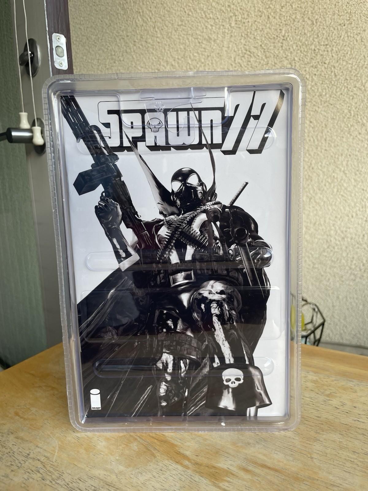 McFarlane Spawn 77 Digital Red Platinum Edition CHASE Black Suit Figure RARE New