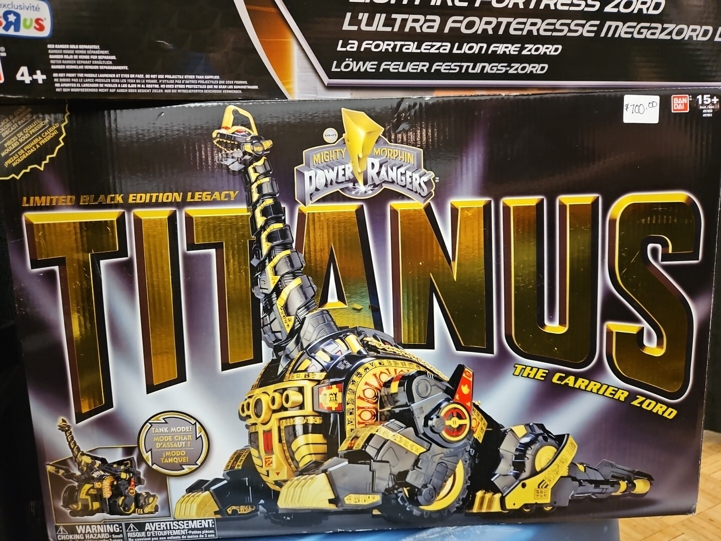 Power Rangers Limited Black Edition Titanus