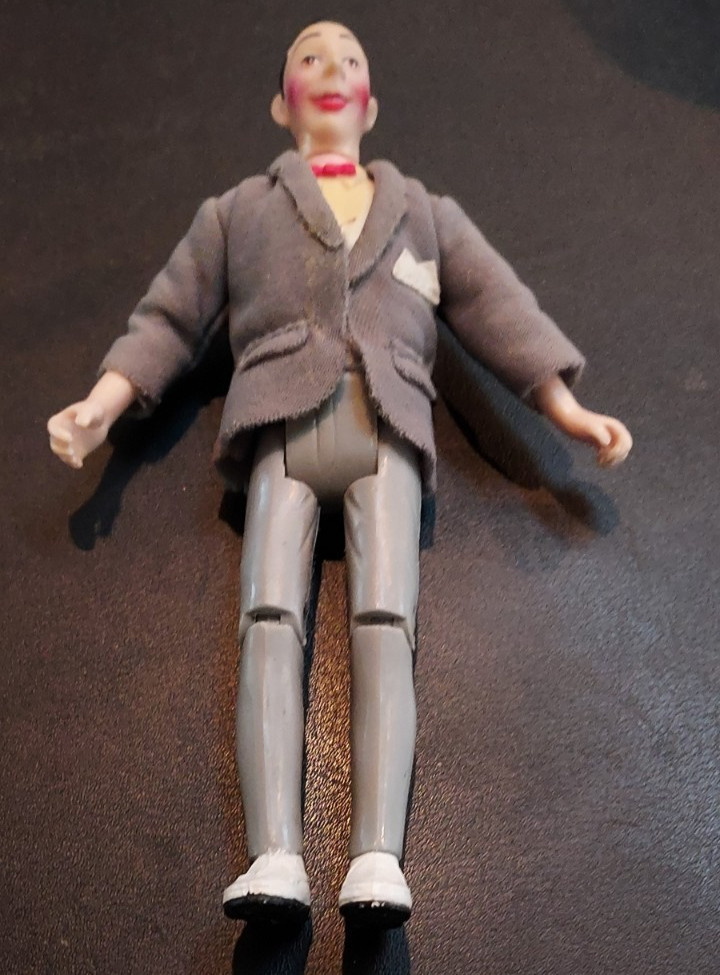 Vintage Pee-Wee Herman Matchbox 6&Prime; Figure Including Unopened FunPak