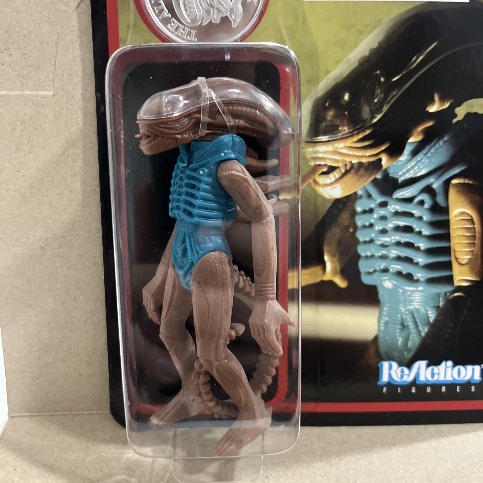 2018 Super 7 Alien ReAction SDCC The Alien (With Coin) « Hammerhead »