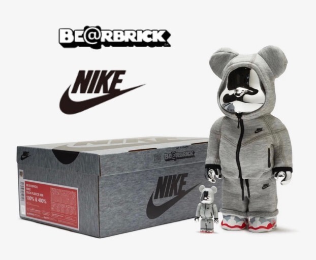 [New] Bearbrick x Nike Tech Fleece N98 100% & 400& Set / Express