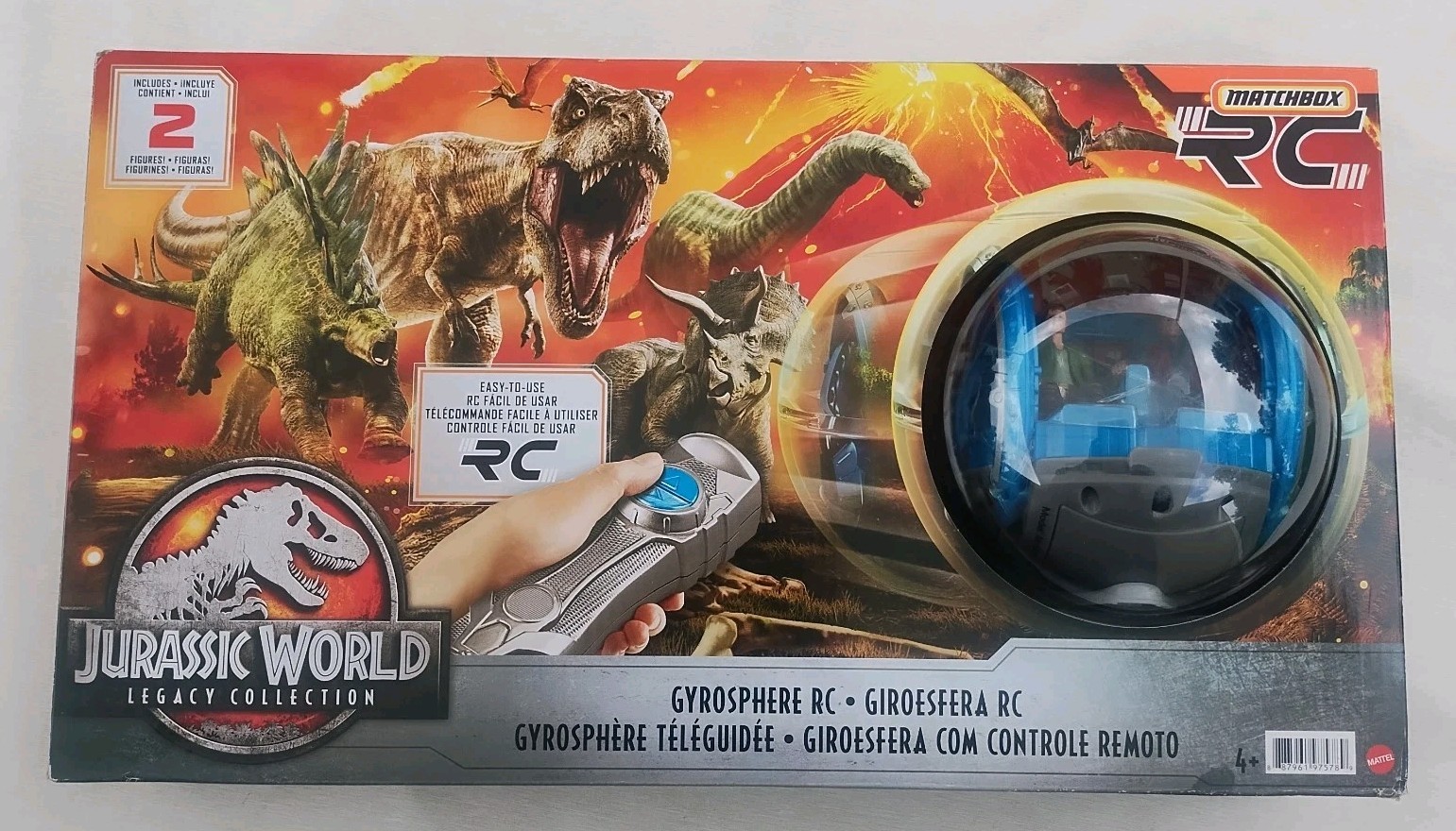 Matchbox Jurassic World Legacy Collection Gyrosphere R/C Remote Control Vehicle