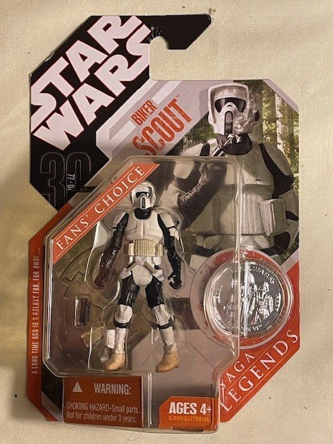 Star Wars 30th Anniversary Biker Scout 3.75&Prime; Action Figure New in Package