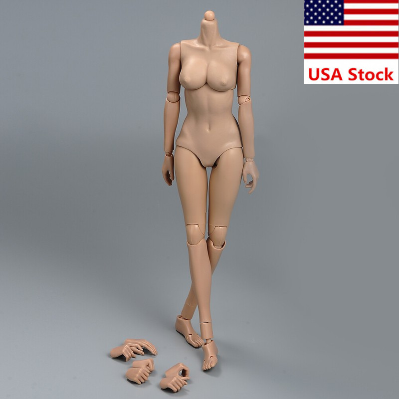 1/6 Female Suntan Middle Chest Super Flexible Body For 12 »Action Figure Doll