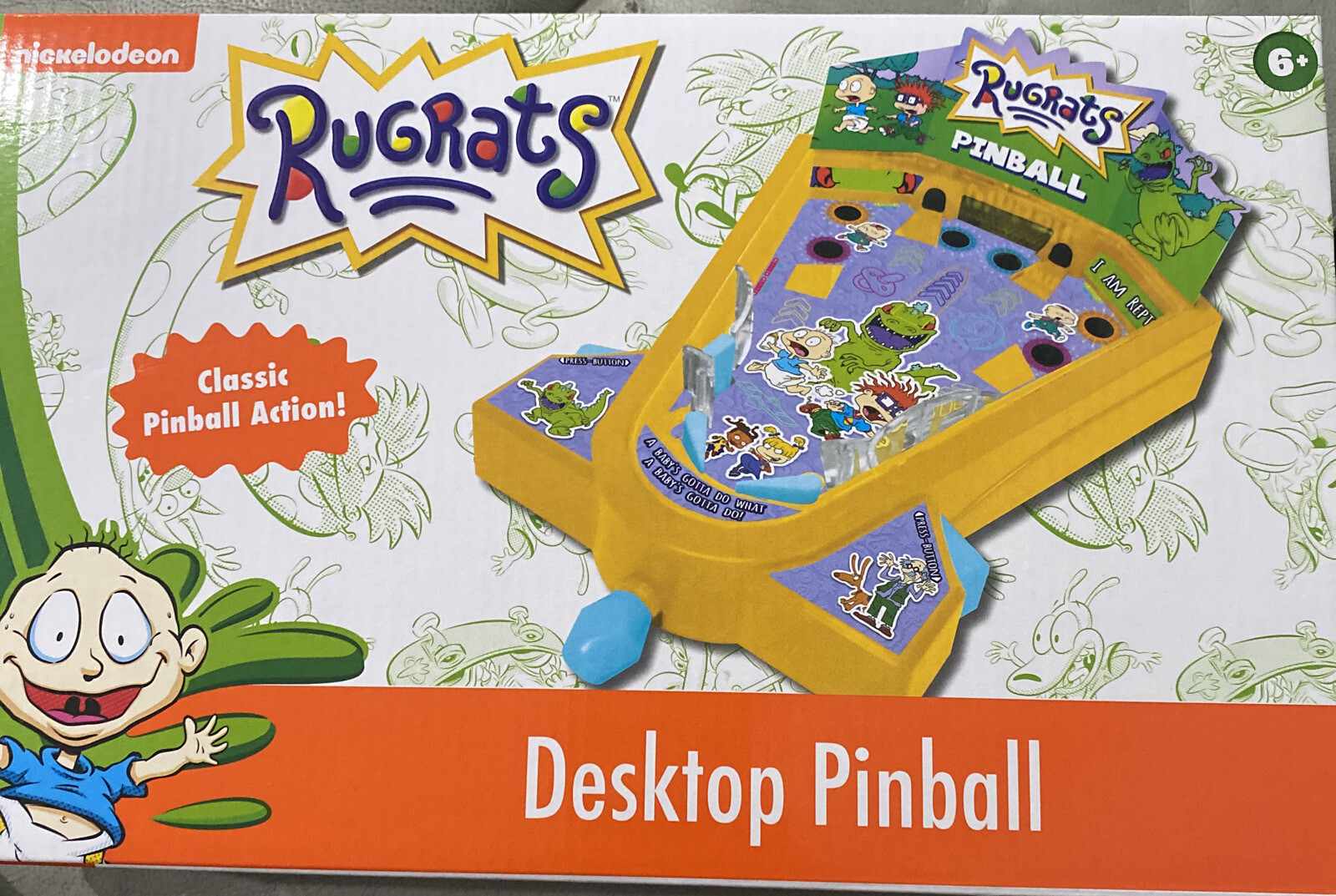 Rugrats Table Top Desktop Pinball New!! Rare