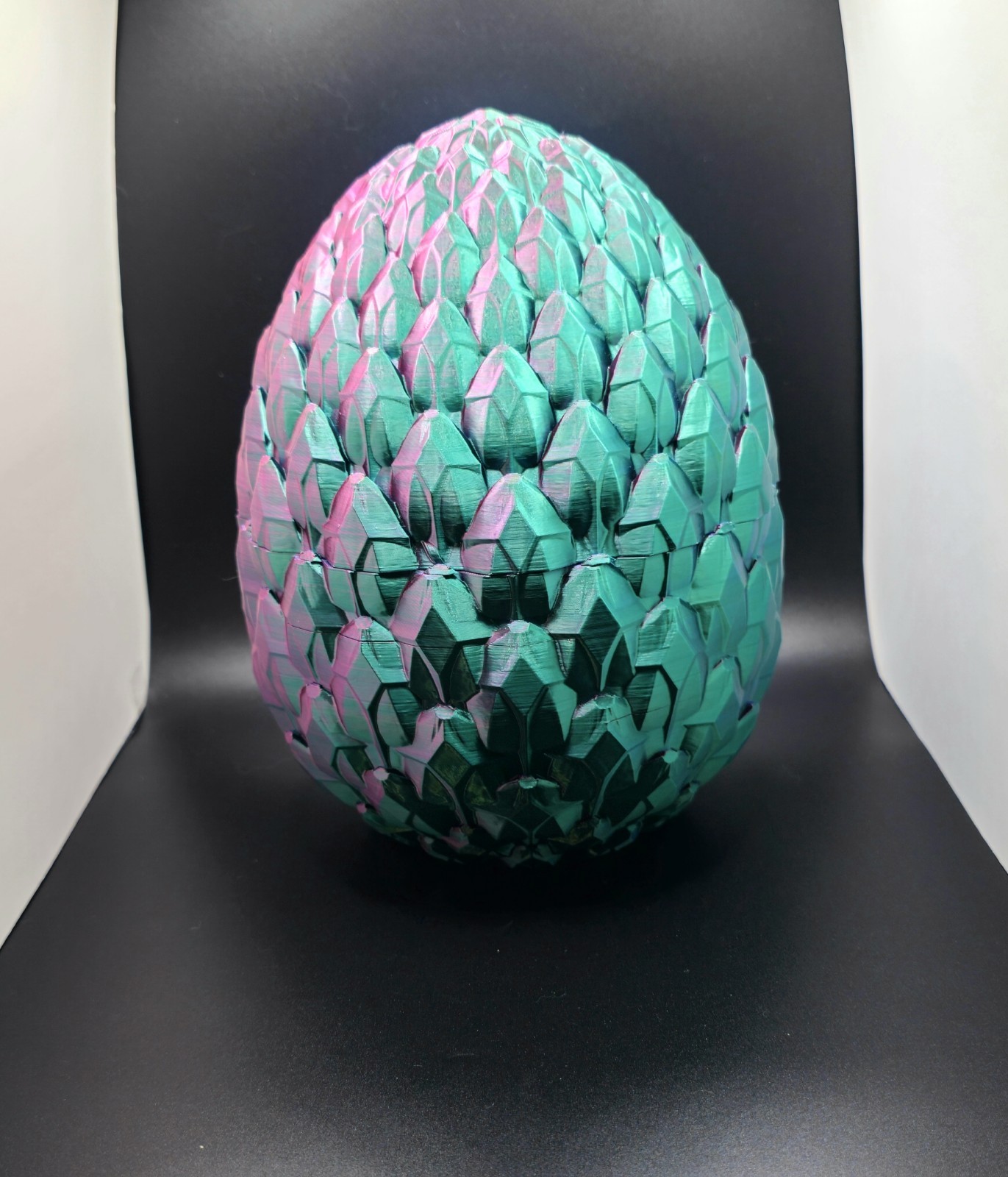 3D Printed Flexi Dragon, Articulated Crystal Dragon [WITH EGG]/Large-24inches