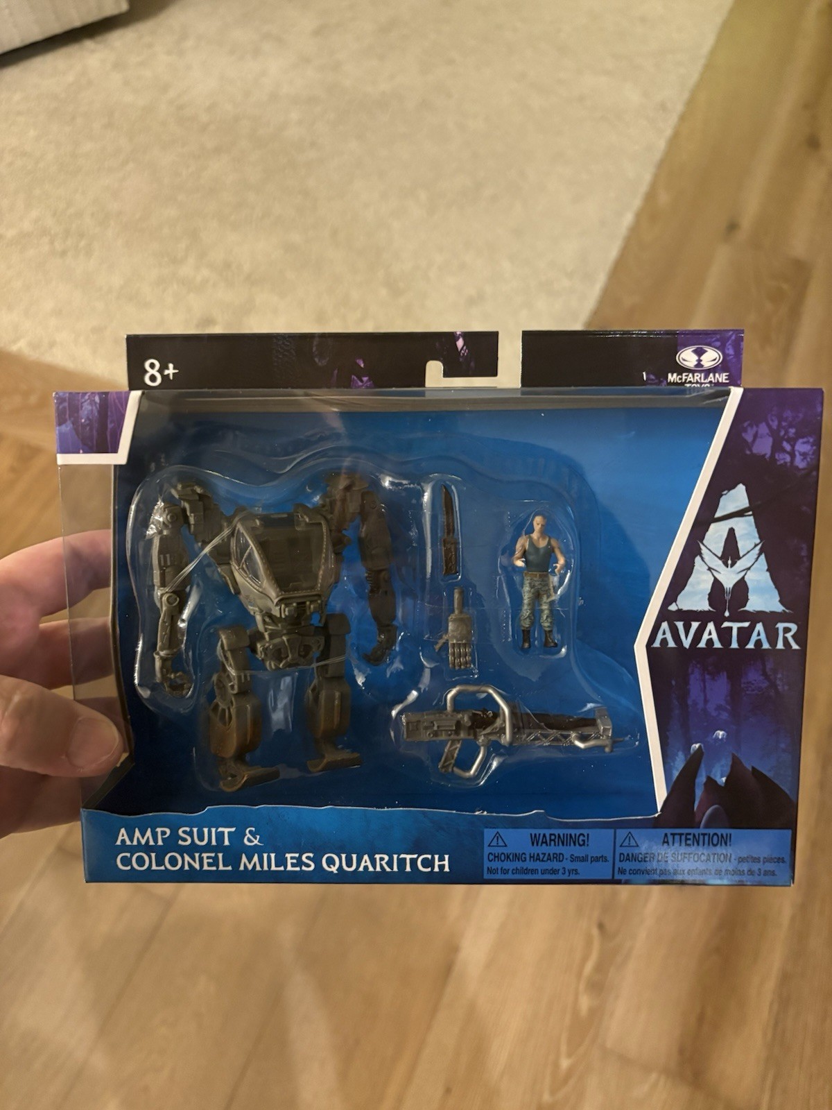McFarlane Toys Avatar AMP Suit & Colonel Miles Quaritch Action Figure New