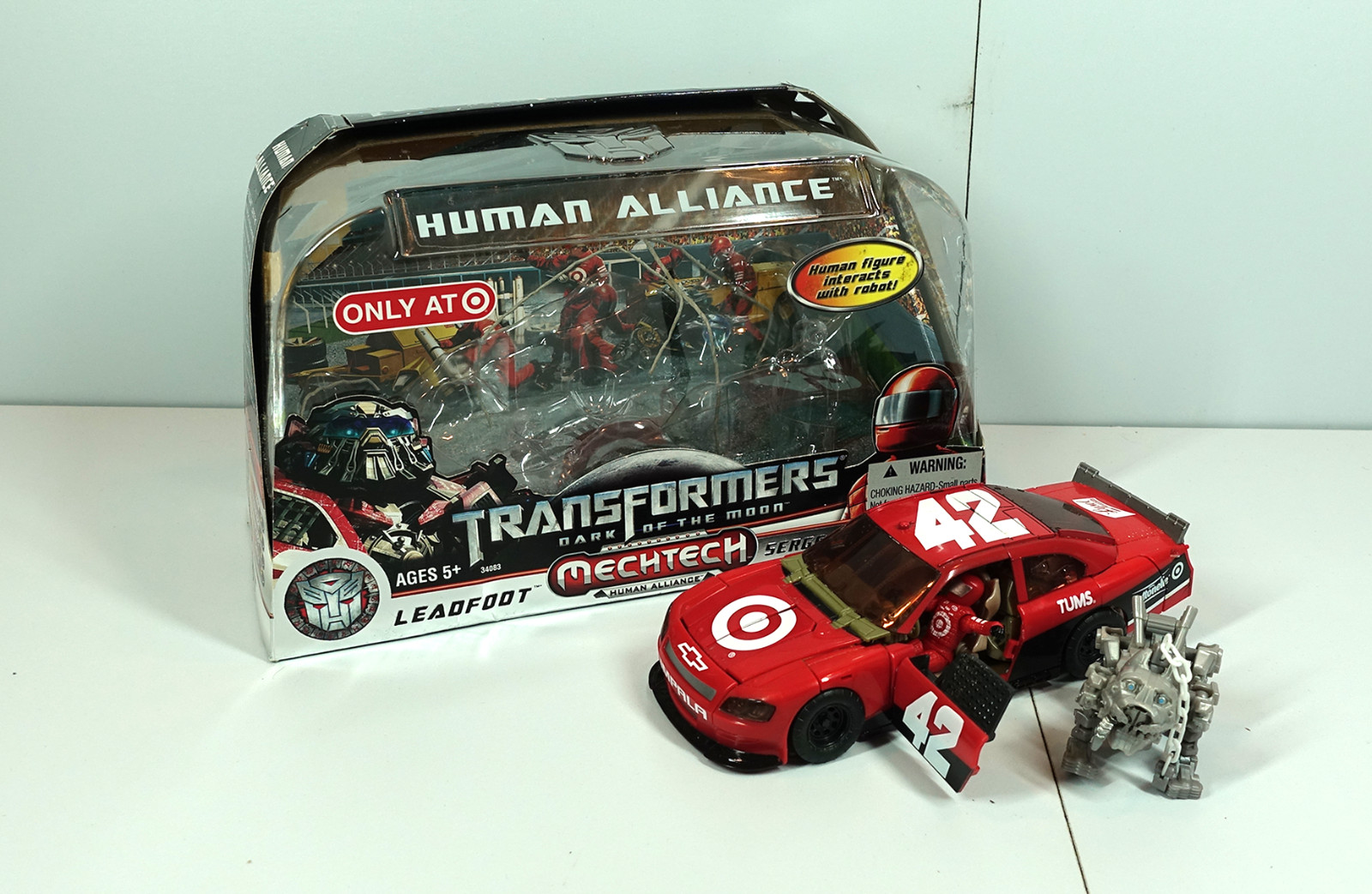 Transformers DOTM Human Alliance Target EX Leadfoot Detour Steeljaw