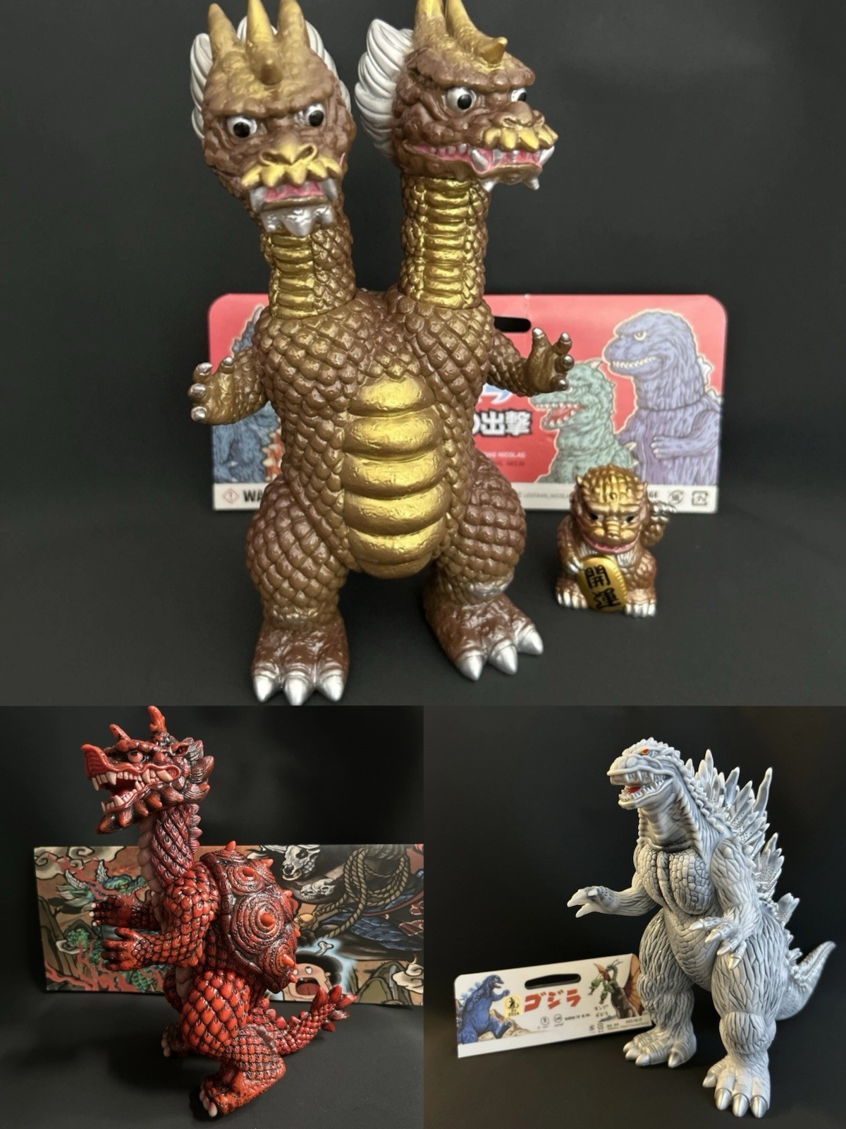 Collector’s Bundle Deal #23, Lestang Nicolas(2)+Marusan(1) set, kAIJU, SOFUBI