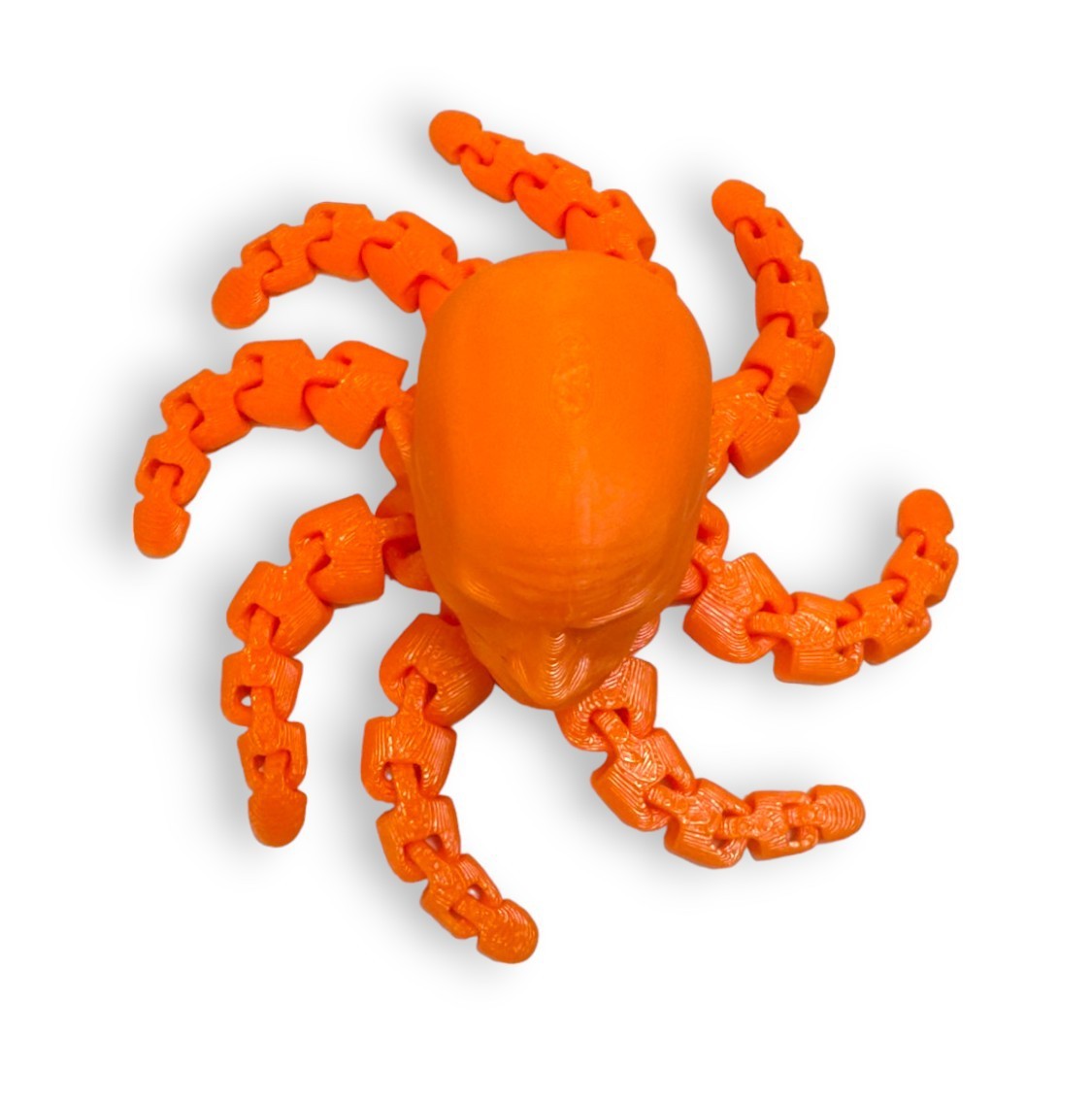 Rocktopus Meme Figure – Movable Tentacles – TikTok Sensation – Orange