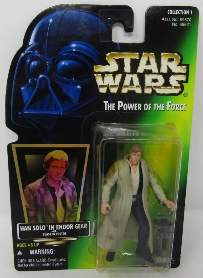 Han Solo in Endor Gear Star Wars the Power of the Force Kenner