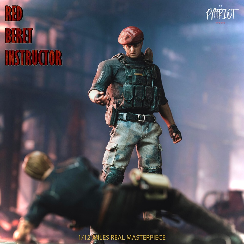 The Patriot Studio 1/12 Red Beret Instructor Jack Krauser Male Action Figure Toy