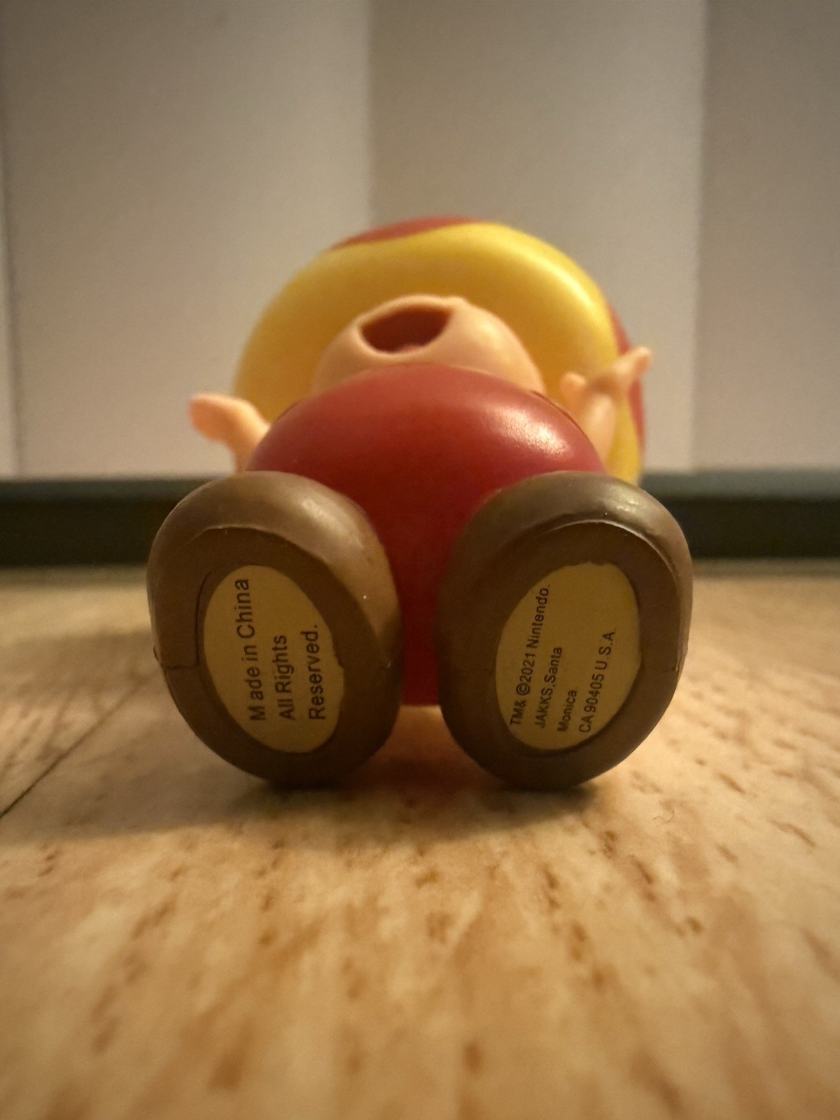 Super Mario 4” Fire Power Toad + Blue Toad Jakks Nintendo Toy Figure GREAT