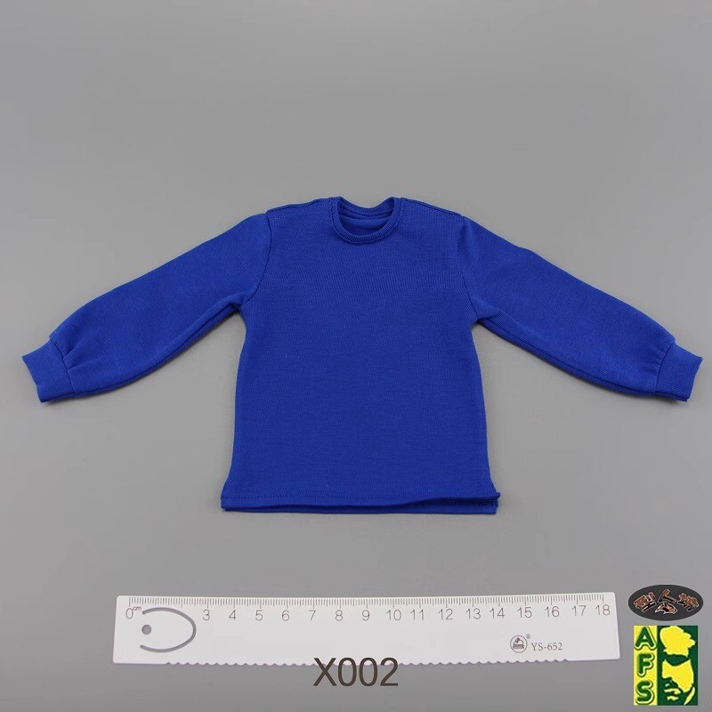AFS X002 1/6 Male Loose Casual Long Sleeve T-shirt Sweatshirt For 12&Prime; Figures