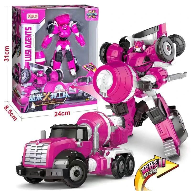 Transforming Robot: Miniforce Volt, Sami, Max & Lusi – Action Figures in Box