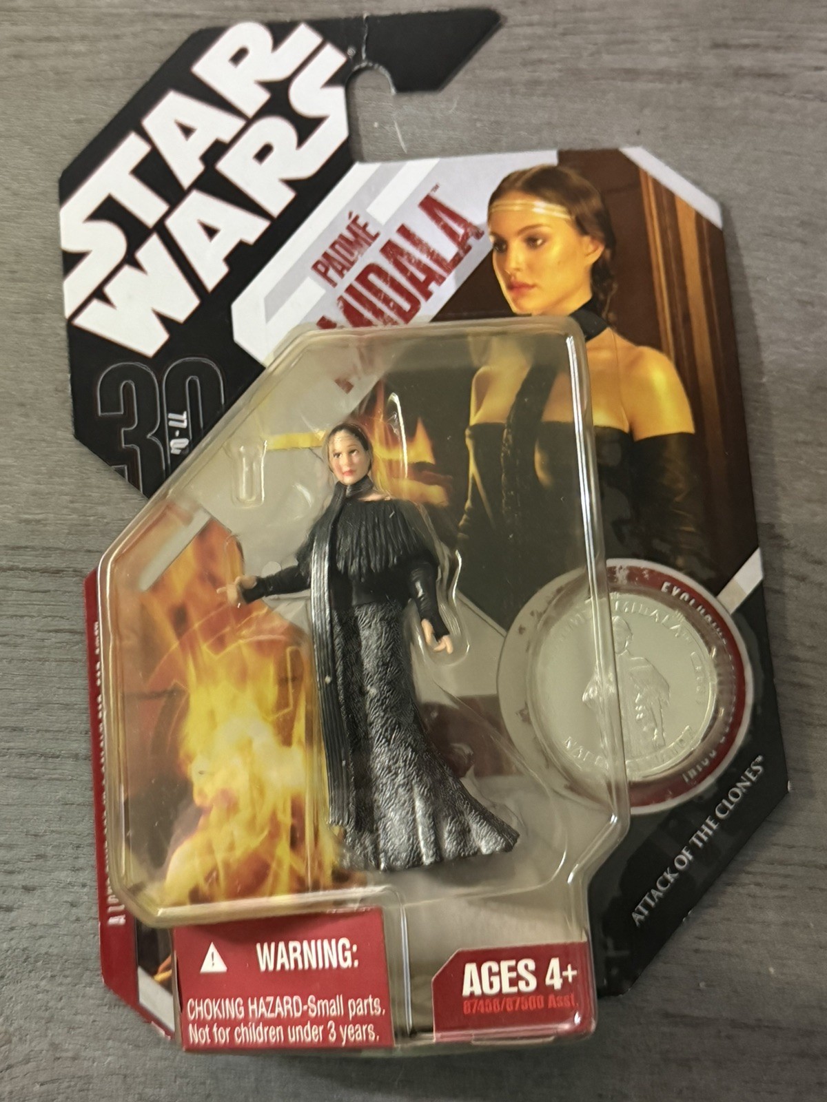 Star Wars Attack Of The Clones 30th Anniversary Padme Amidala With Silver Coin