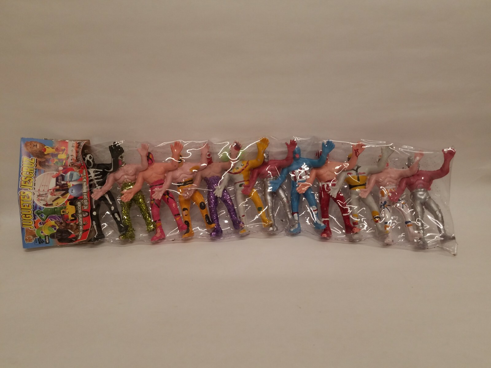 LUCHA LIBRE SET 12 Pack 4in Action Figures Mexican Toys Mexican Wrestlers IAE