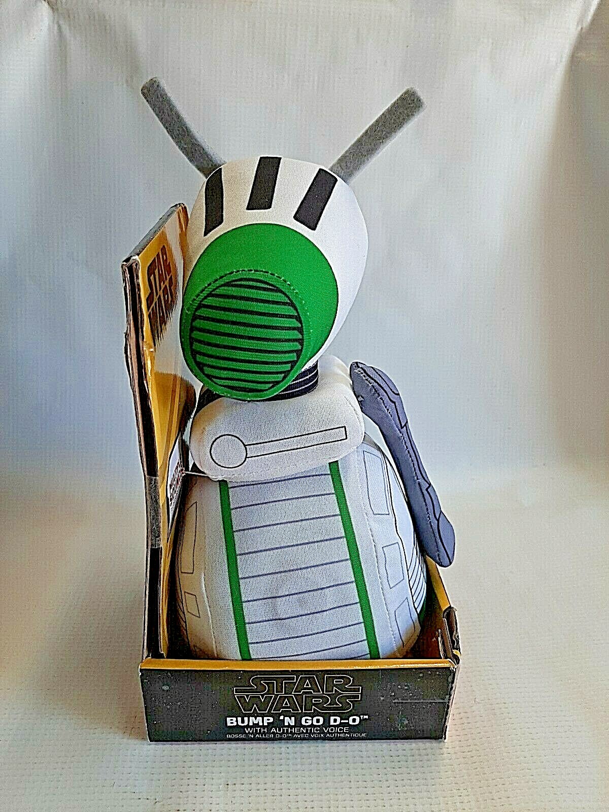 Star Wars Bump &lsquo;N Go D-O Plush 9 Inch NIB Toy Figure Ready to Roll & Make Sounds