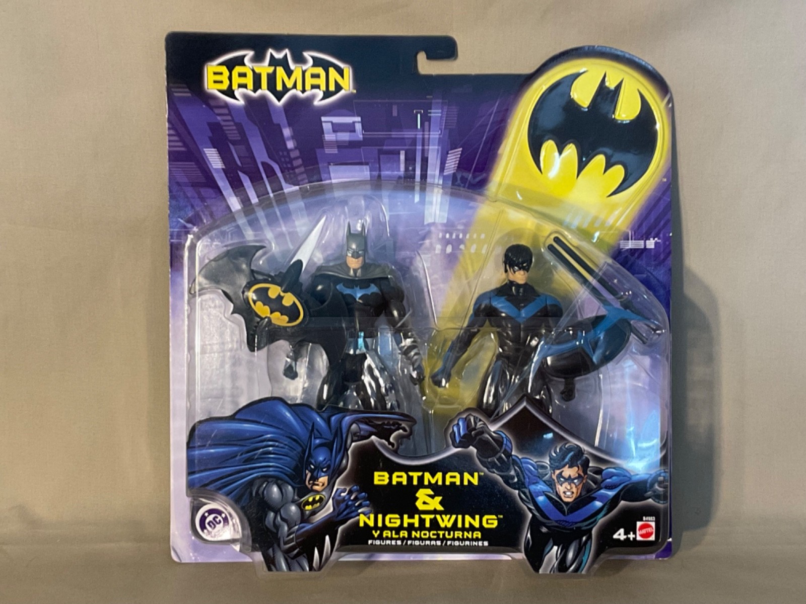 2003 DC UNIVERSE 6&Prime; BATMAN AND NIGHTWING 2 PACK FIGURES Mattel – Sealed/New