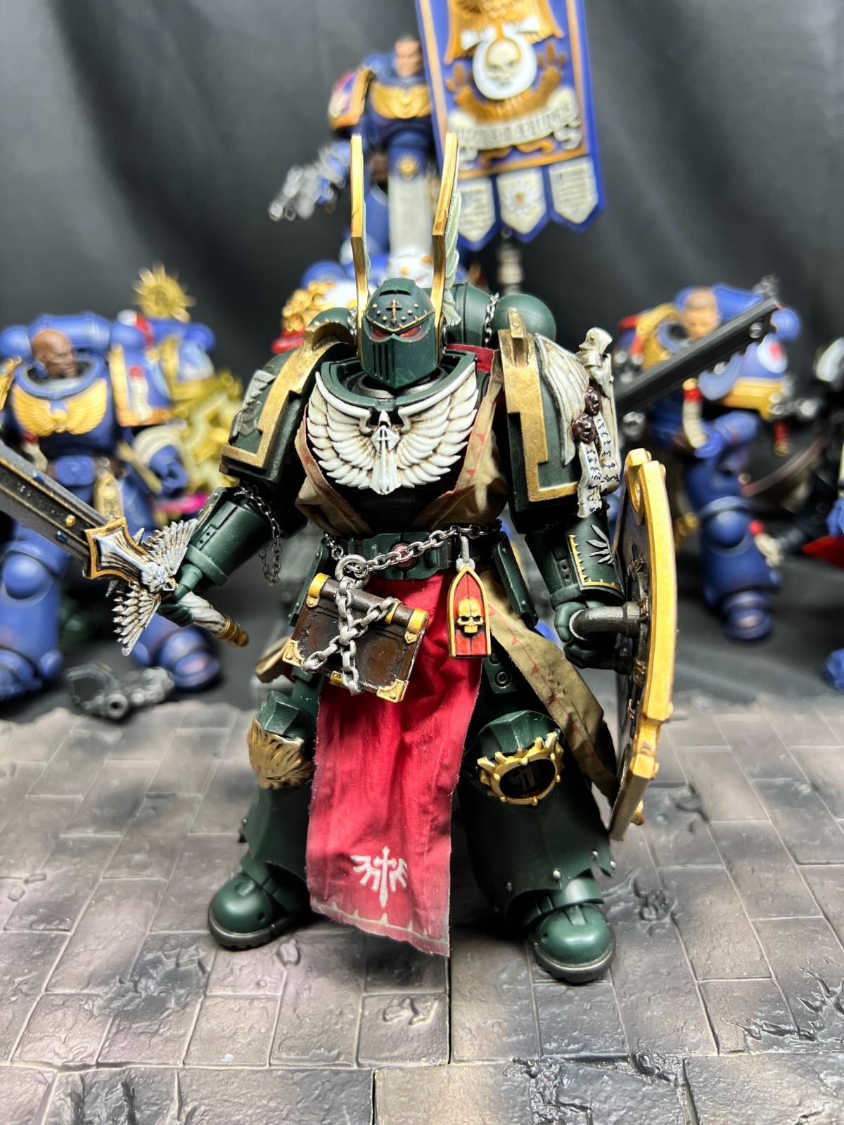 Warhammer 40k Customized Joytoy Dark Angels Blade Champion