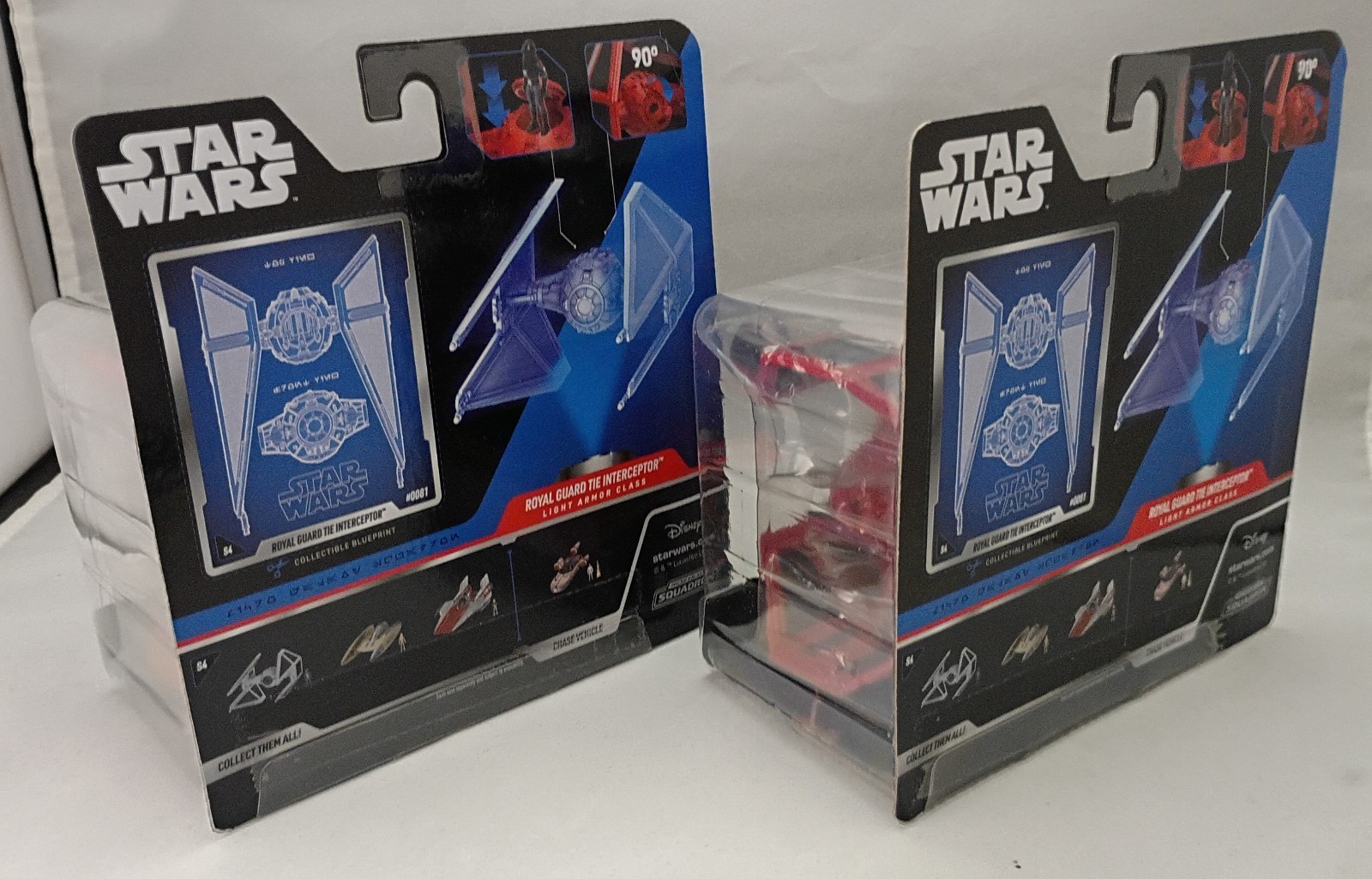 Star Wars Micro Galaxy Squadron 2x Royal Guard Tie Interceptor #0081 1/15,000