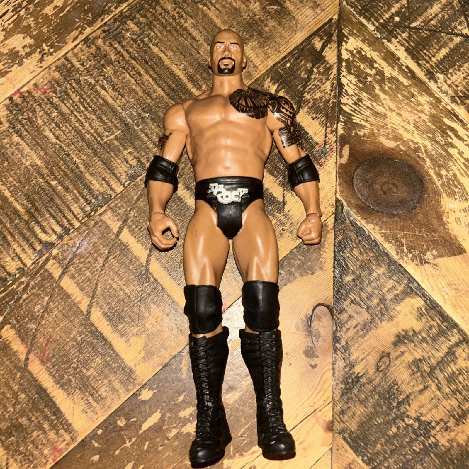 WWE The ROCK Best Of Pay Per View Wrestlemania 27 Wrestling Action Figure Mattel