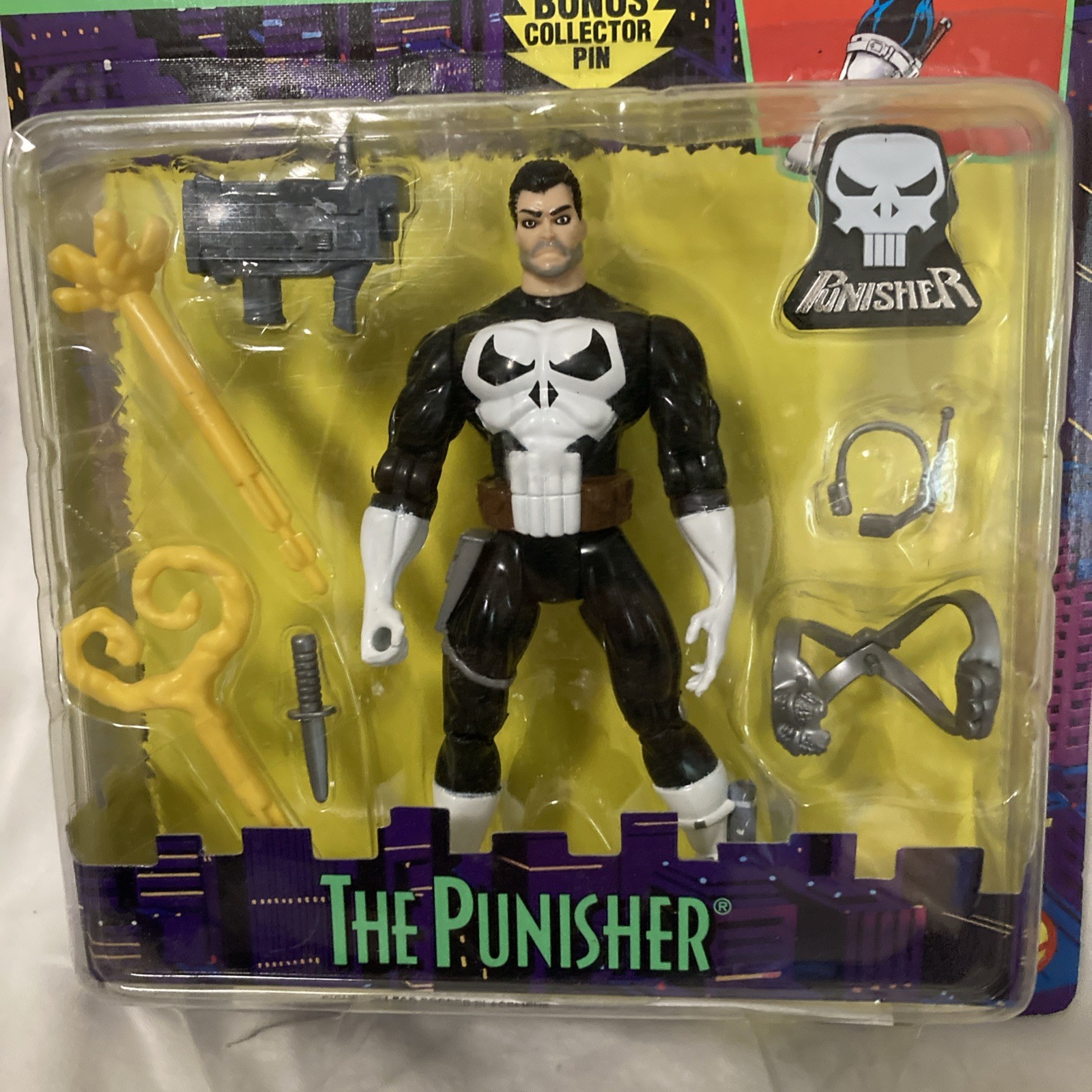 The Punisher Immobilizing Arsenal Action Figure With Projectile Firing Gun New￼