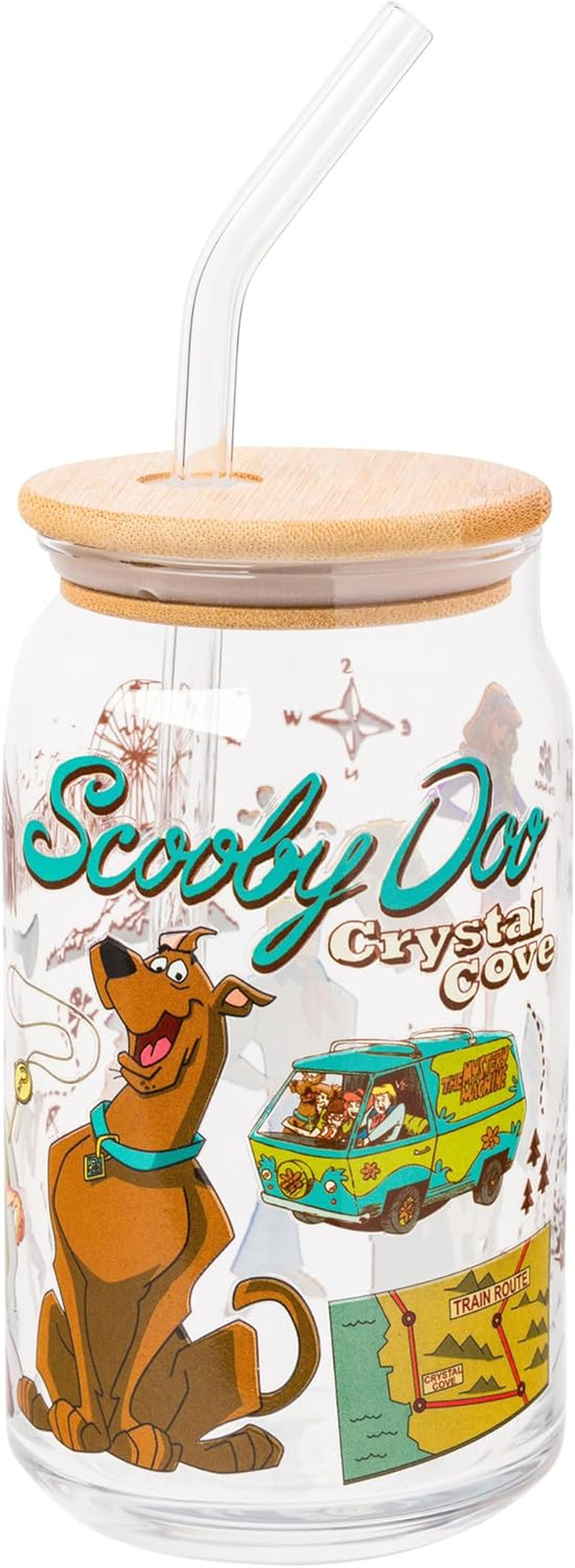 Scooby Doo Crystal Cove Mystery Machine Featuring Shaggy, Fred, Daphne, and Vel
