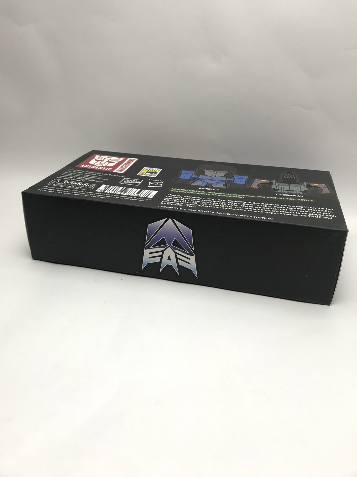Transformers Rumble & Laserbeak Action Vinyls 2015 San Diego Comic Con Exc C9
