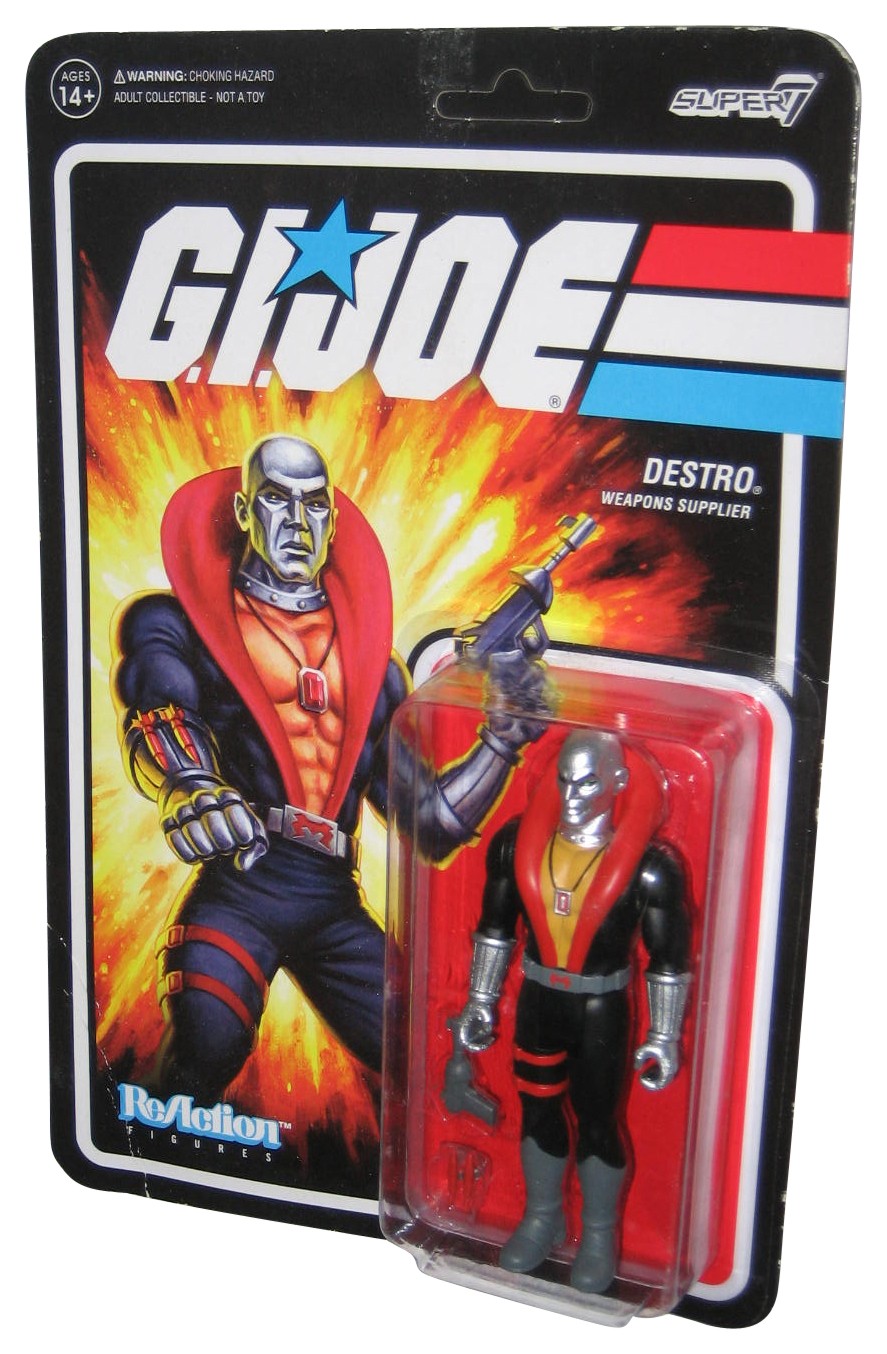 GI Joe ReAction Super 7 Destro (2021) Hasbro 3.75 Inch Action Figure