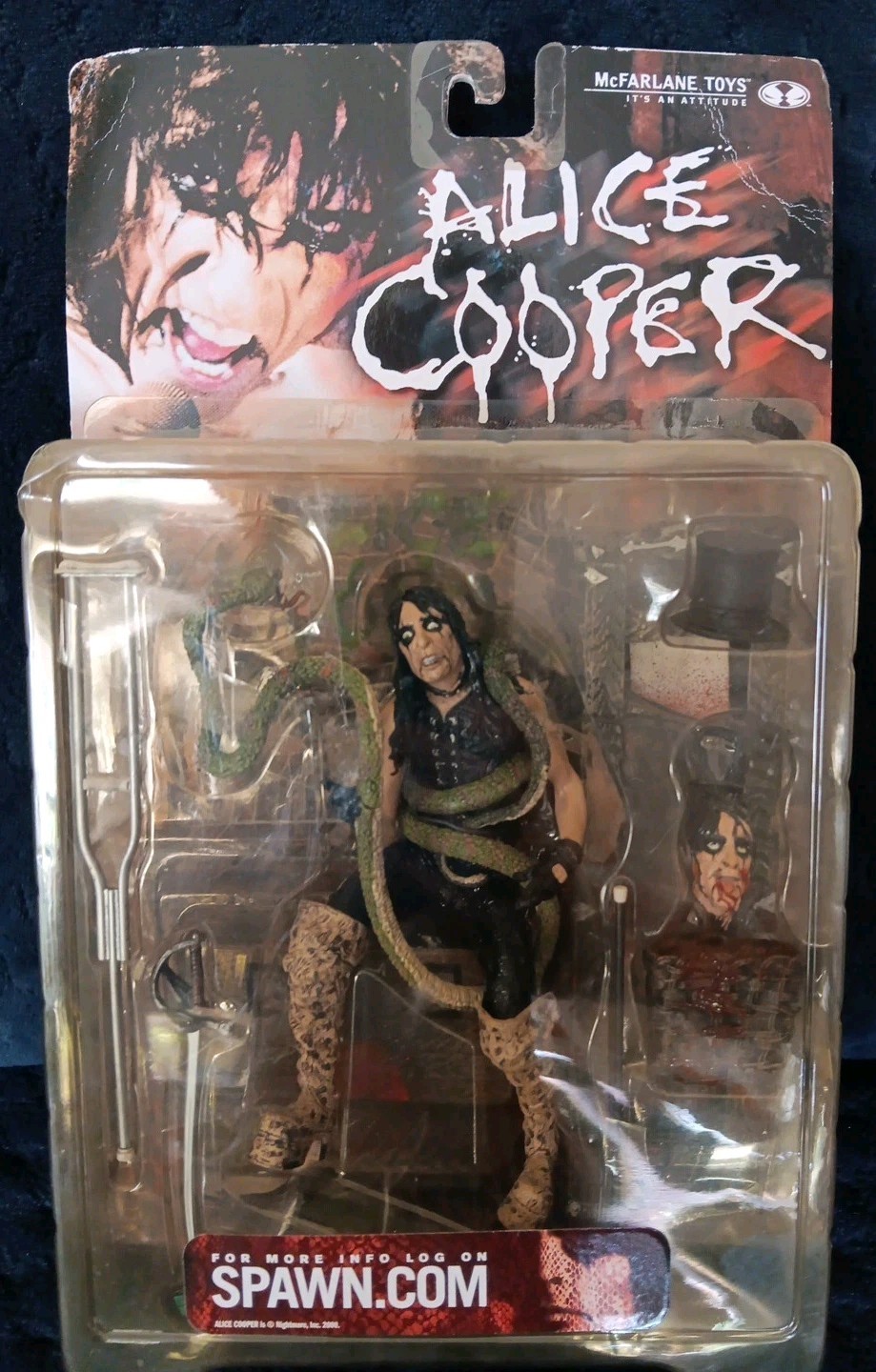 McFarlane Toys Alice Cooper Super Stage Figures Action Figure 2000 NEW SEALED