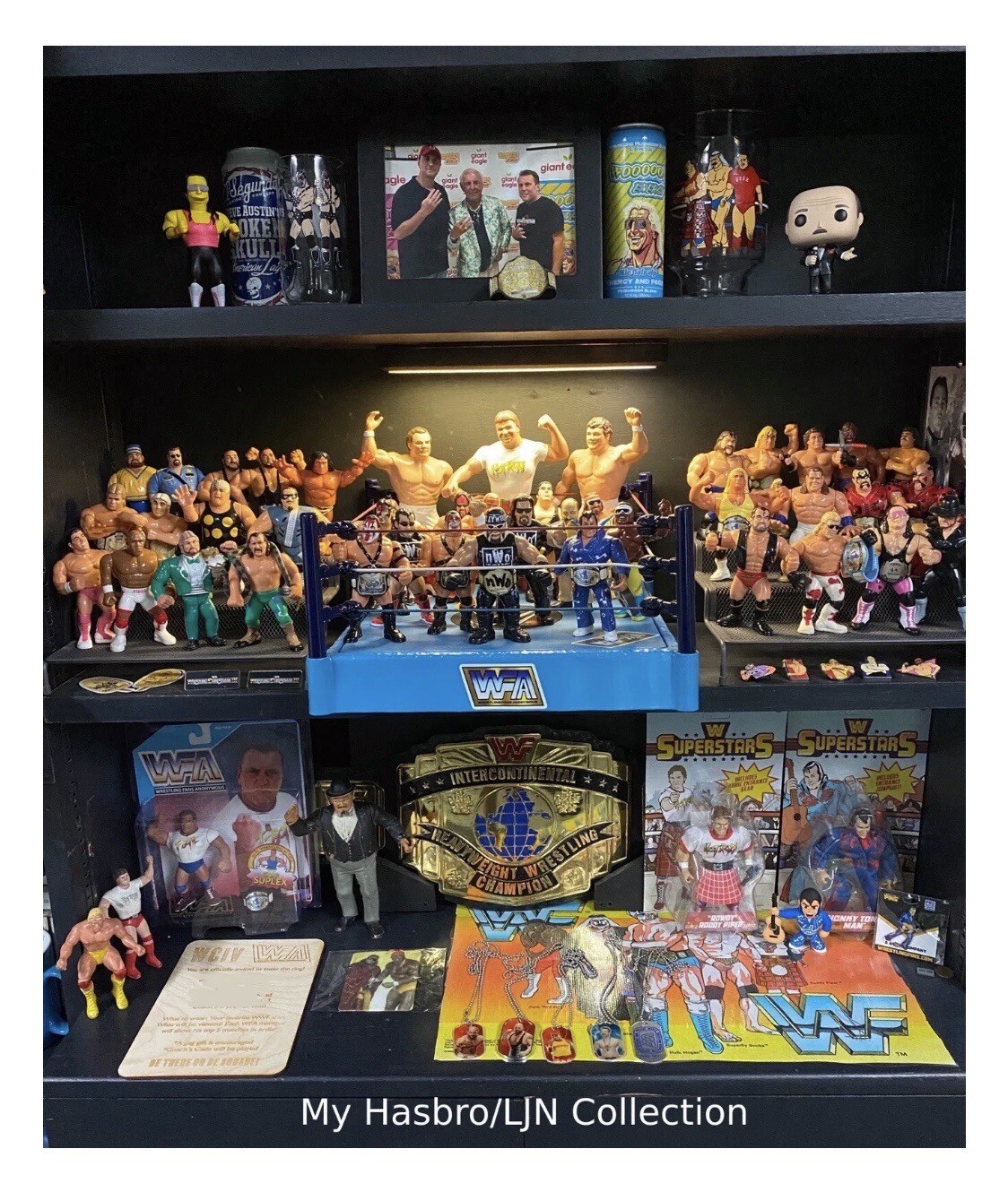 WCW Hand Made Ljn Scale United States Championship Wrestling Belt. WFA