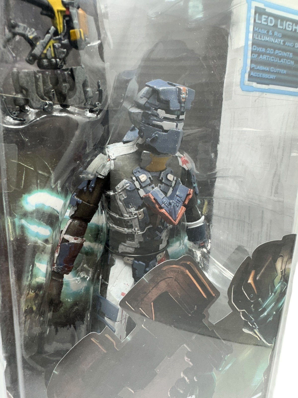 NECA Dead Space 2 ISAAC CLARKE LED Lights Player Select Action Figure – New