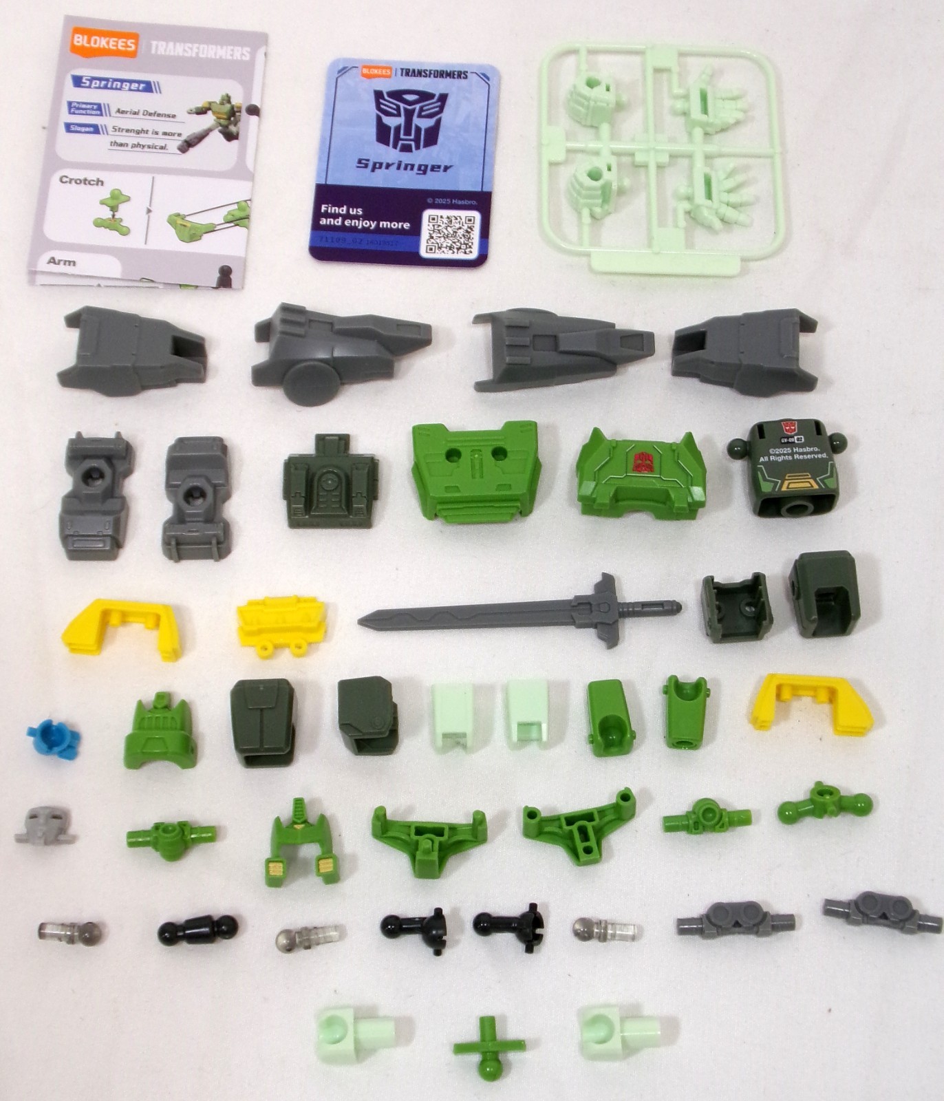 Blokees Transformers Galaxy Version 09 Springer Darkest Hour Model Kit Figure