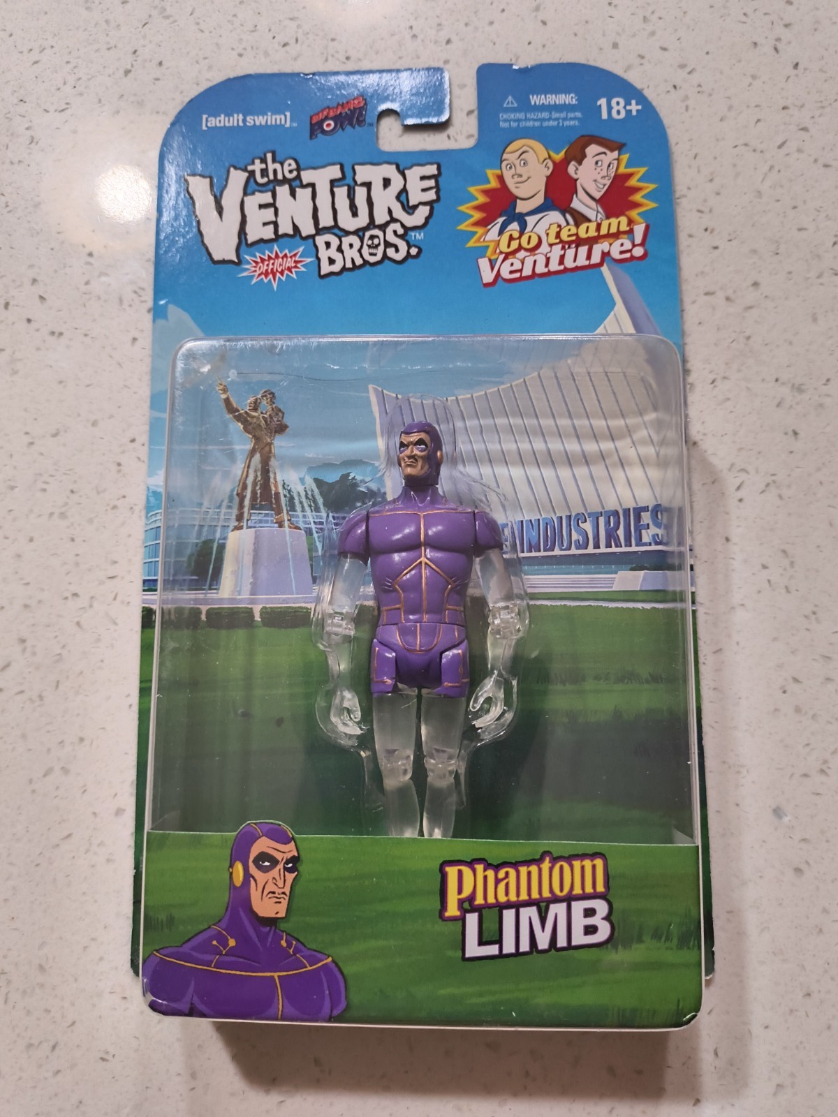 The Venture Bros – Phantom Limb – 3.75 Figure Bif Bang Pow NEW! GREAT SHAPE!