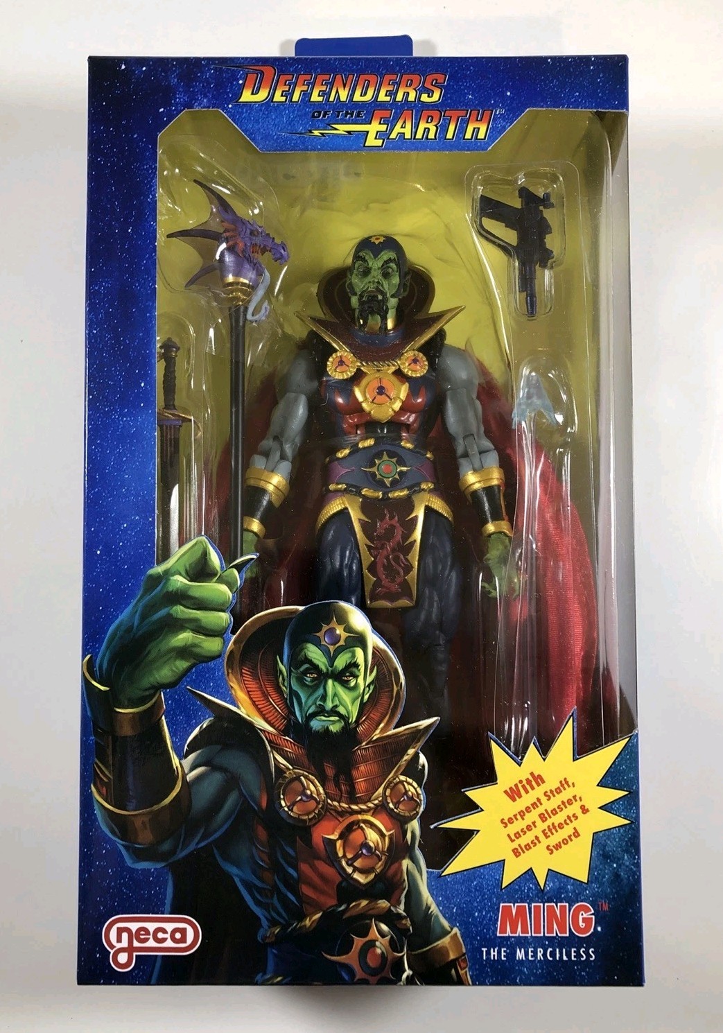 Ming The Merciless – Defenders of The Earth Series Action Figure (NECA) New
